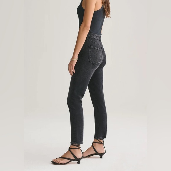 Agolde Riley - Blk Pepper - Picture 2 of 5